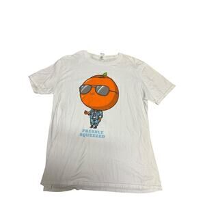 Orange Cassidy Freshly Squeezed White Men’s L Tee AEW Pro Wrestling Crate WWE